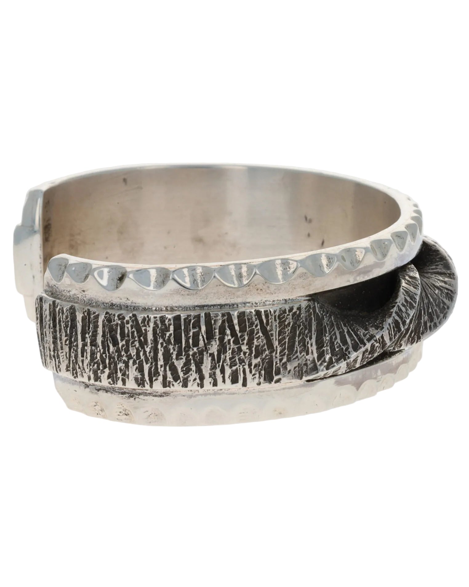 Solid Sterling Silver Twist Bracelet