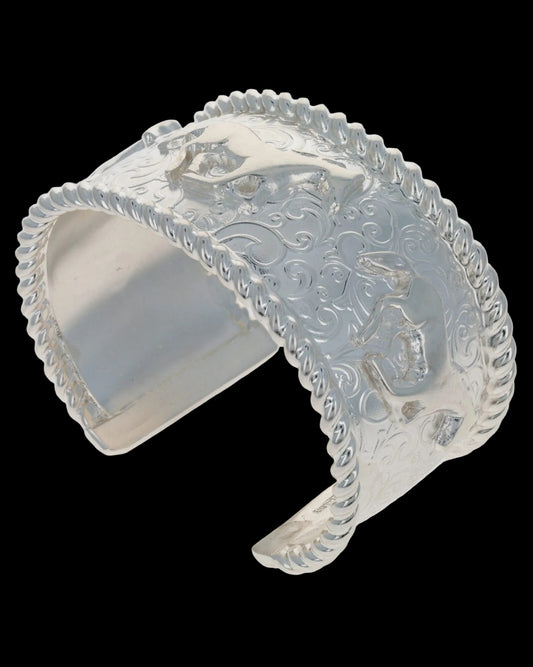 Solid Sterling Silver Horse Bracelet