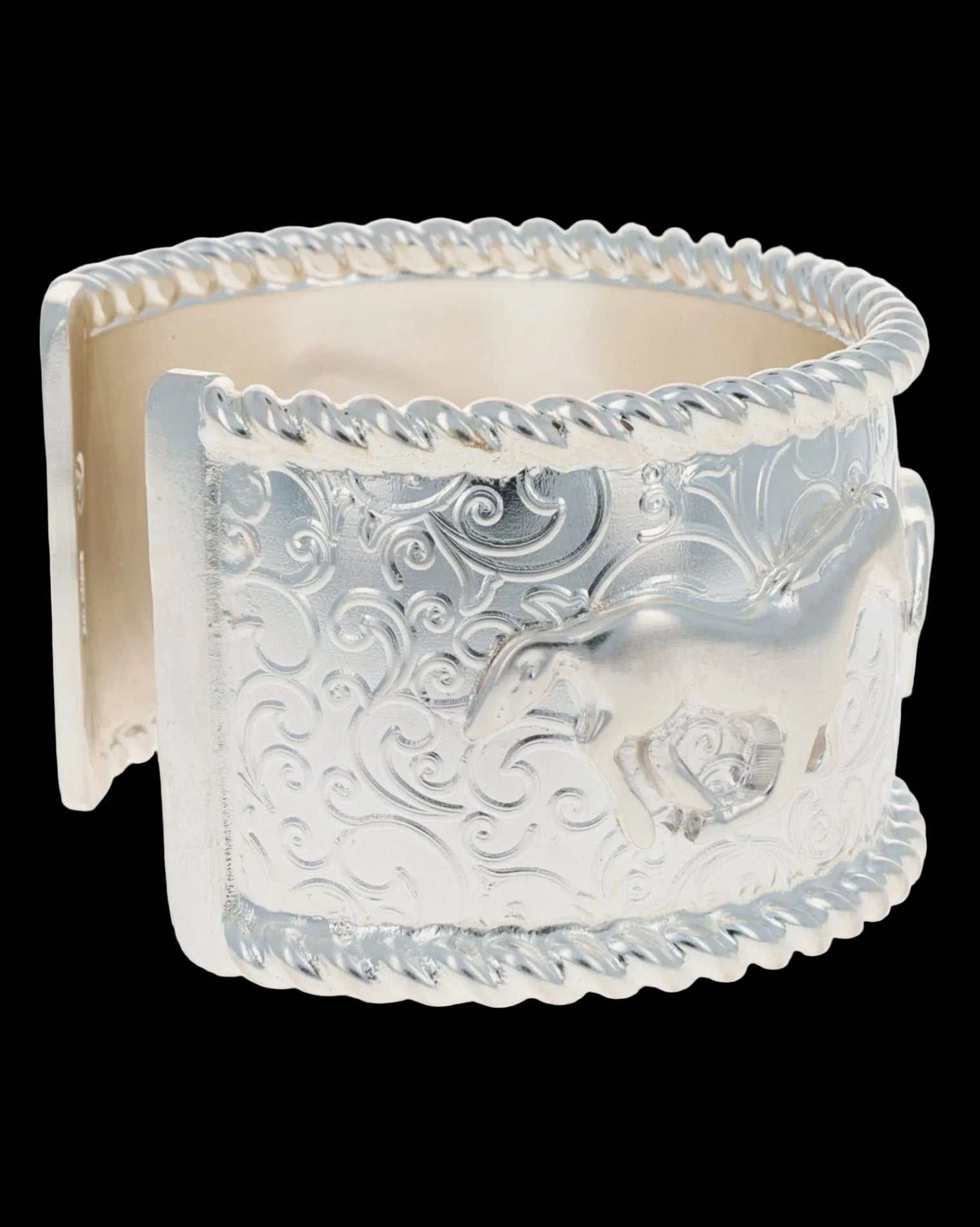 Solid Sterling Silver Horse Bracelet