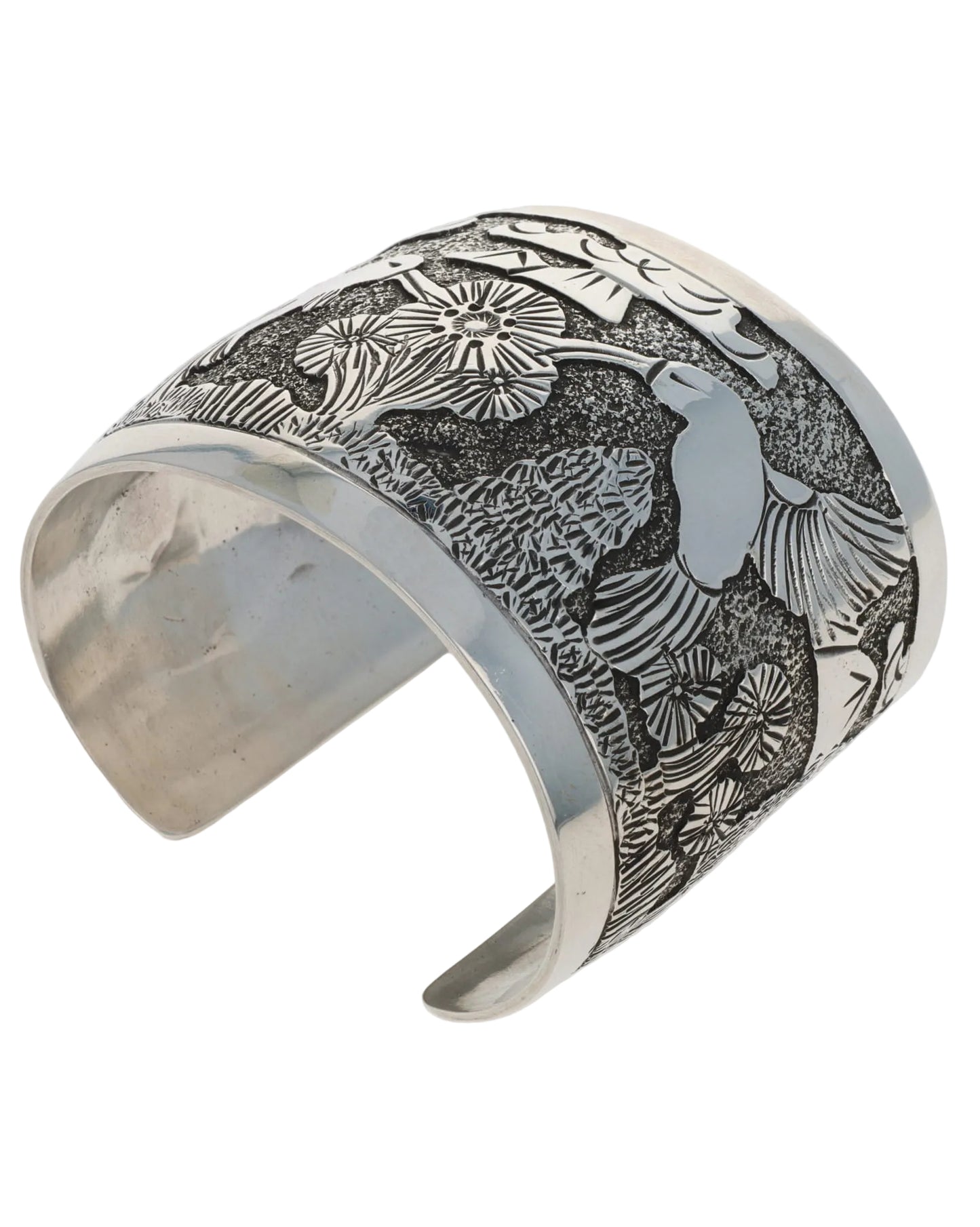 Solid Sterling Silver Hummingbird Bracelet