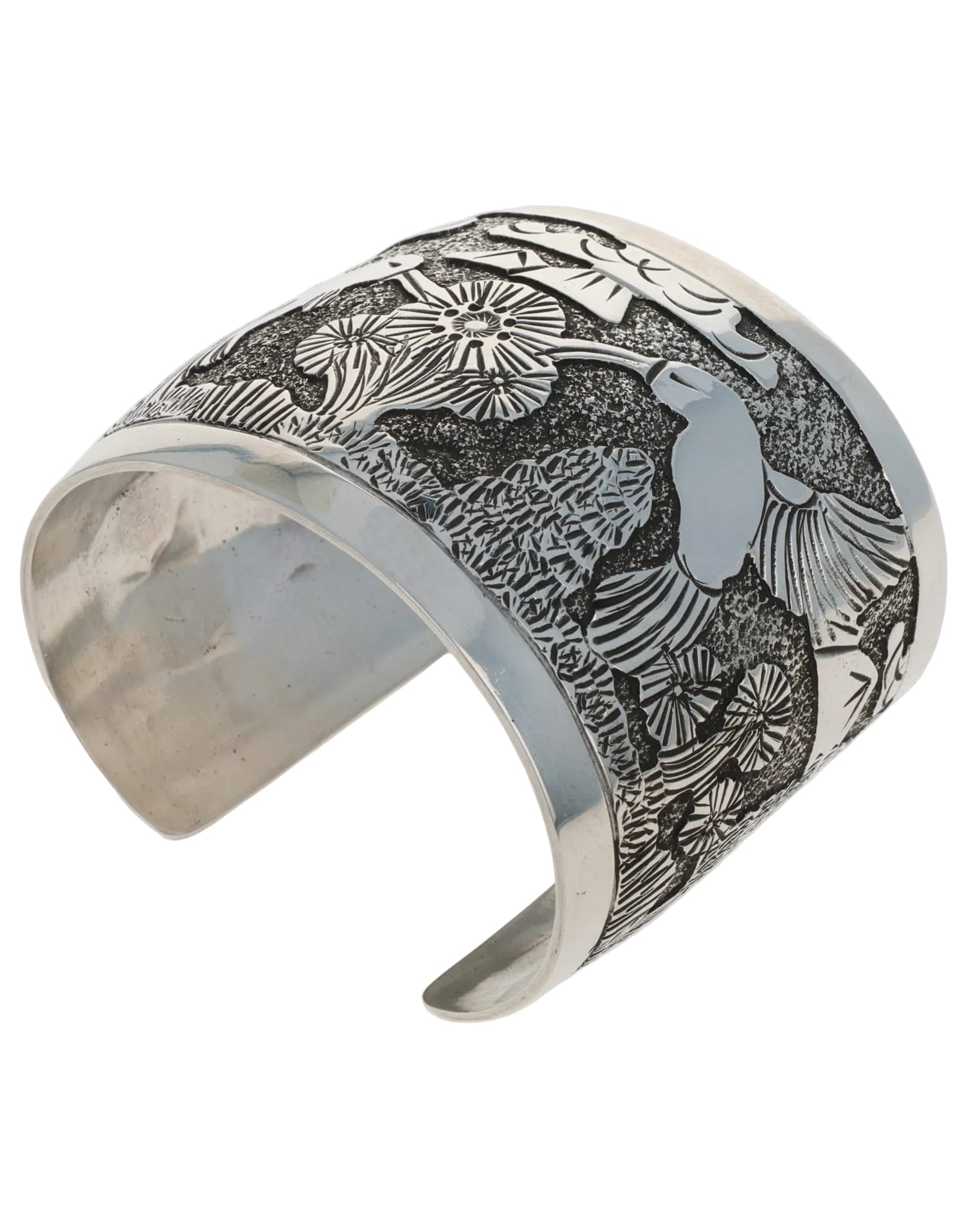 Solid Sterling Silver Hummingbird Bracelet