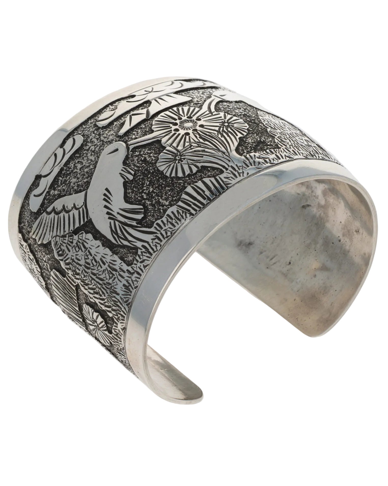 Solid Sterling Silver Hummingbird Bracelet