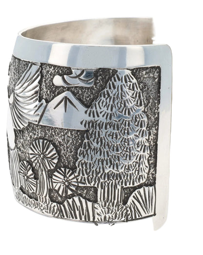 Solid Sterling Silver Hummingbird Bracelet