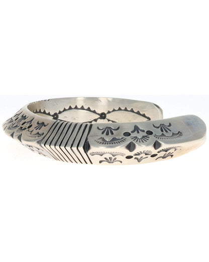 Solid Sterling Silver Triangulated Bracelet