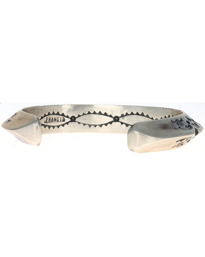 Solid Sterling Silver Triangulated Bracelet
