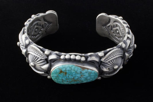 Natural Birdseye Kingman Turquoise Bracelet