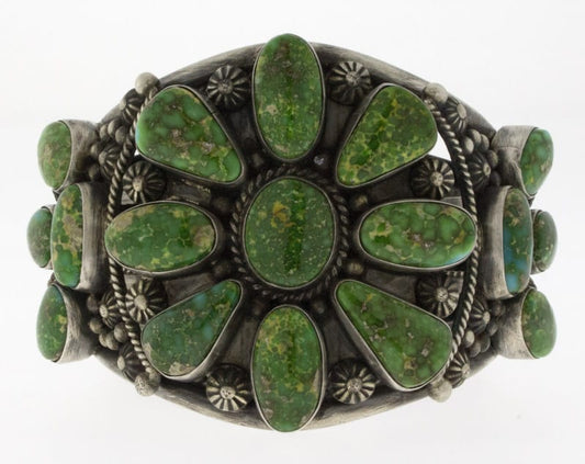 ソノラン ゴールド ターコイズ クラスター ブレスレット