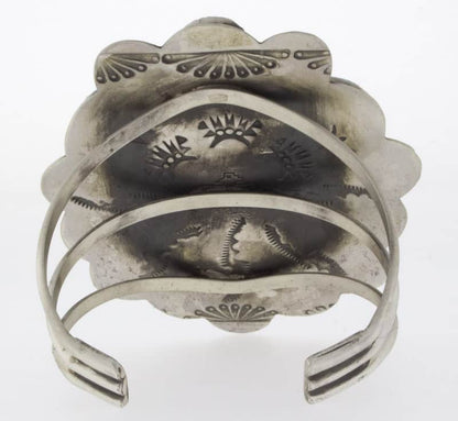 Bracelet en cluster de nuggets turquoise "Mousse de Mer" de la Belle au Bois Dormant Naturelle