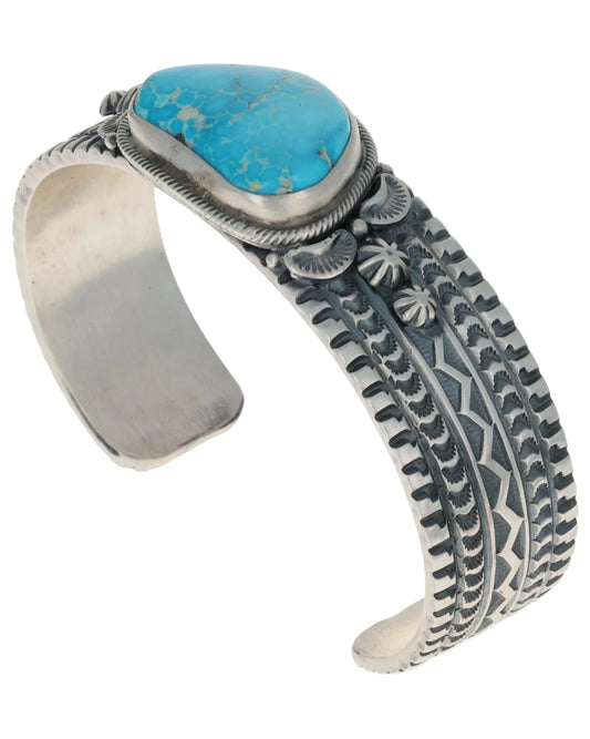 Natural Free-Form Morenci Turquoise Bracelet