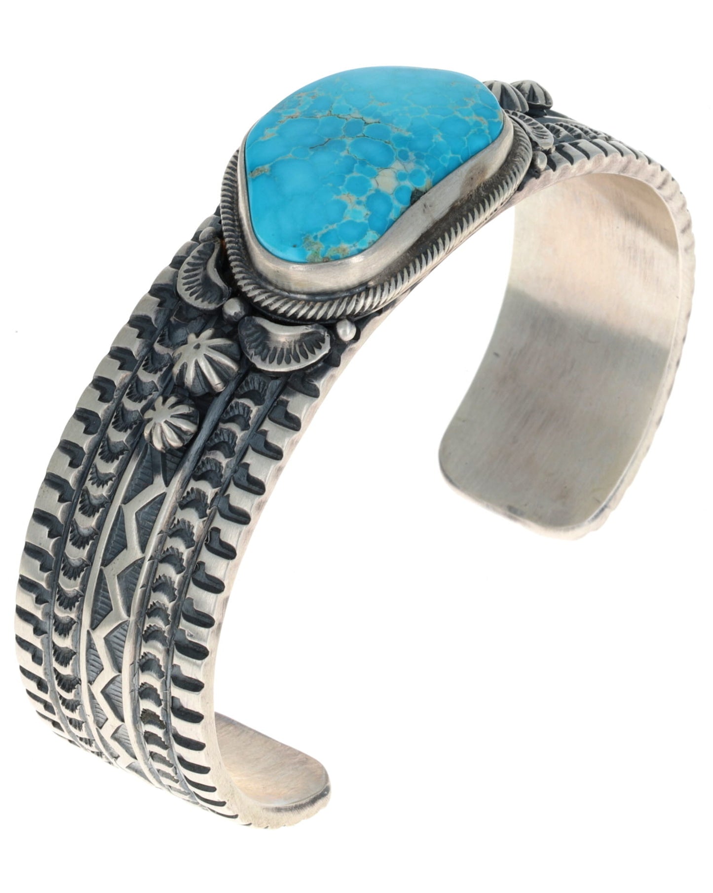 Natural Free-Form Morenci Turquoise Bracelet