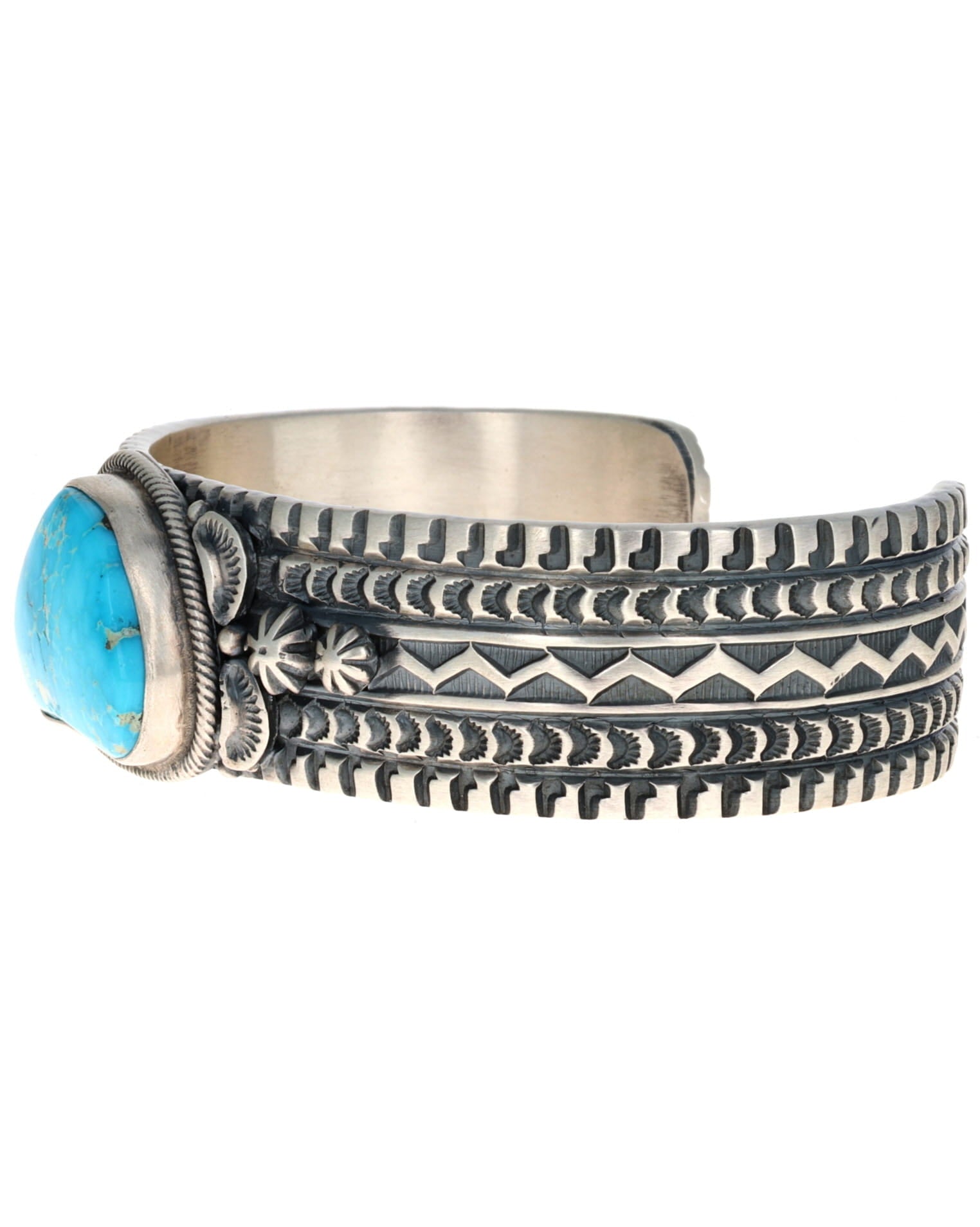 Natural Free-Form Morenci Turquoise Bracelet