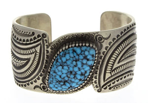 Bracelet en turquoise Kingman noir naturel