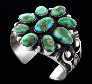 Sonoran Gold Turquoise Cluster Armband