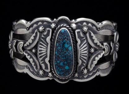 Bracciale in Turchese Naturale di Alta Qualità delle Montagne Nuvolose