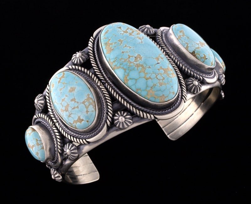 専用　Navajo Melvin Francis ターコイズ　バングル Melvin Francis's Navajo Jewelry Collection - SilverTQ
