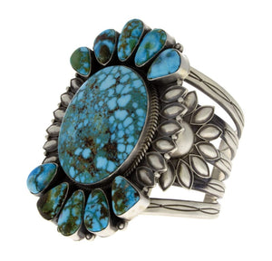 Bracciale a cluster in turchese naturale Kingman