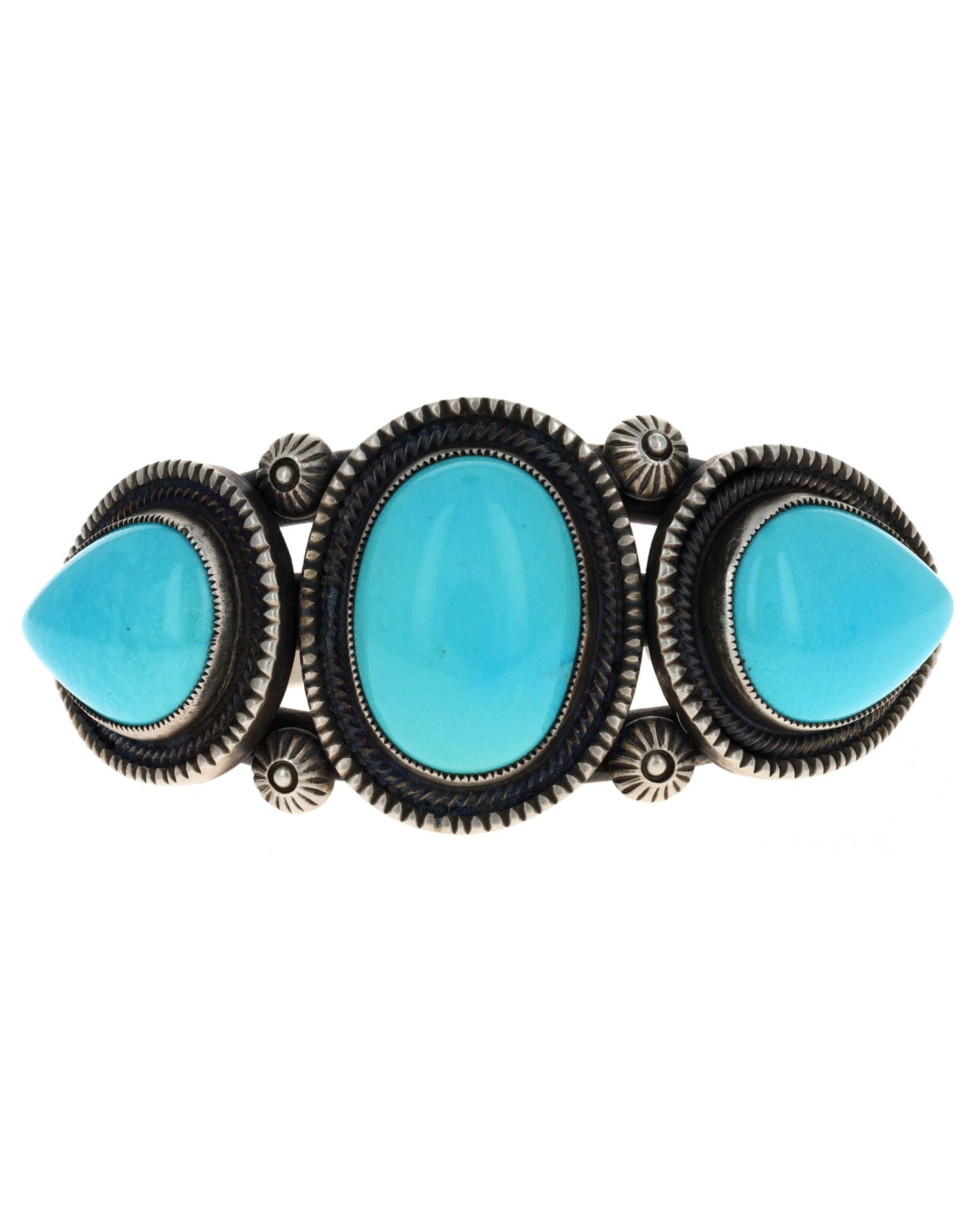 Natural Sleeping Beauty Turquoise Row Bracelet