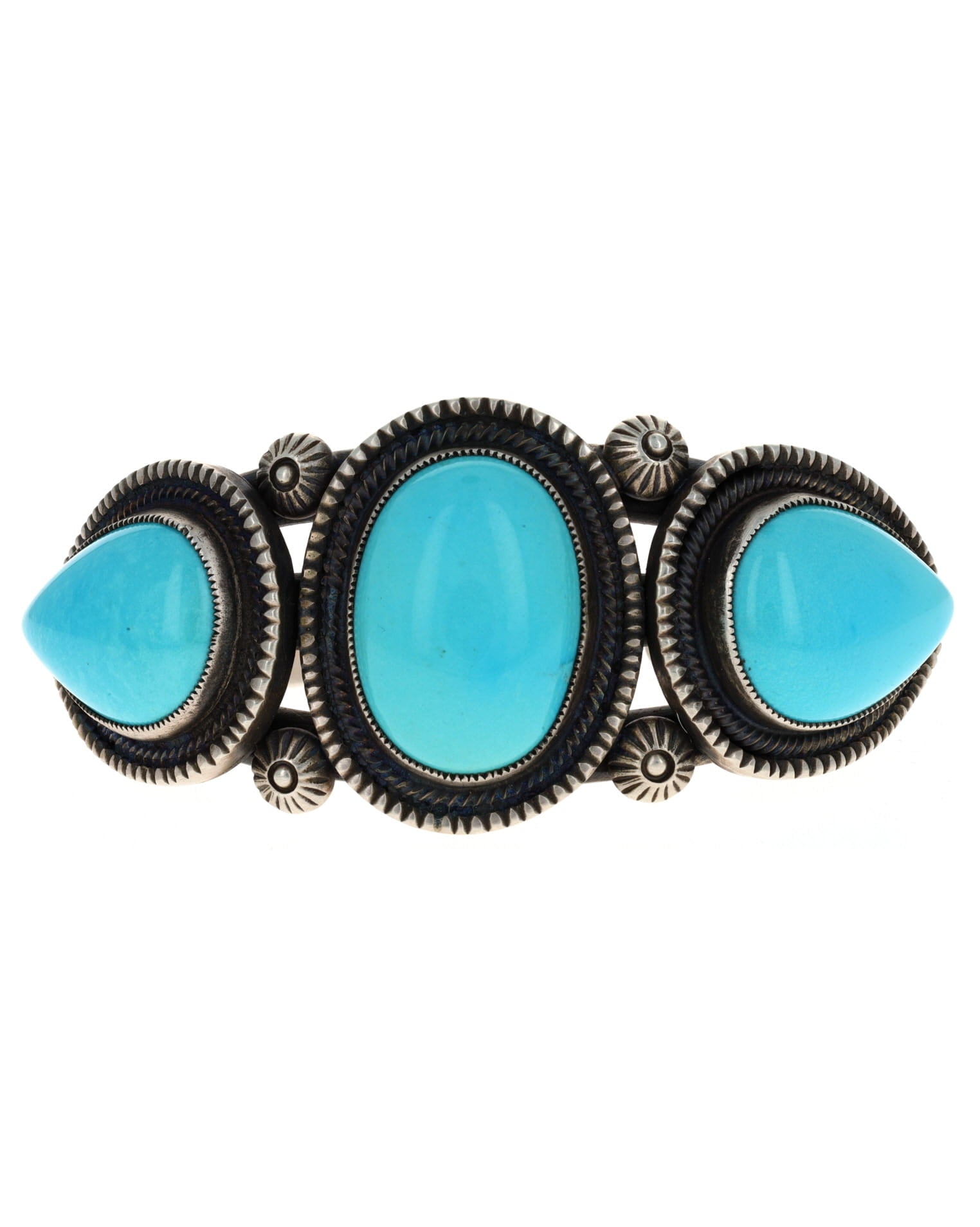 Natural Sleeping Beauty Turquoise Row Bracelet