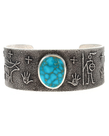 Natural Lone Mountain Turquoise Bracelet