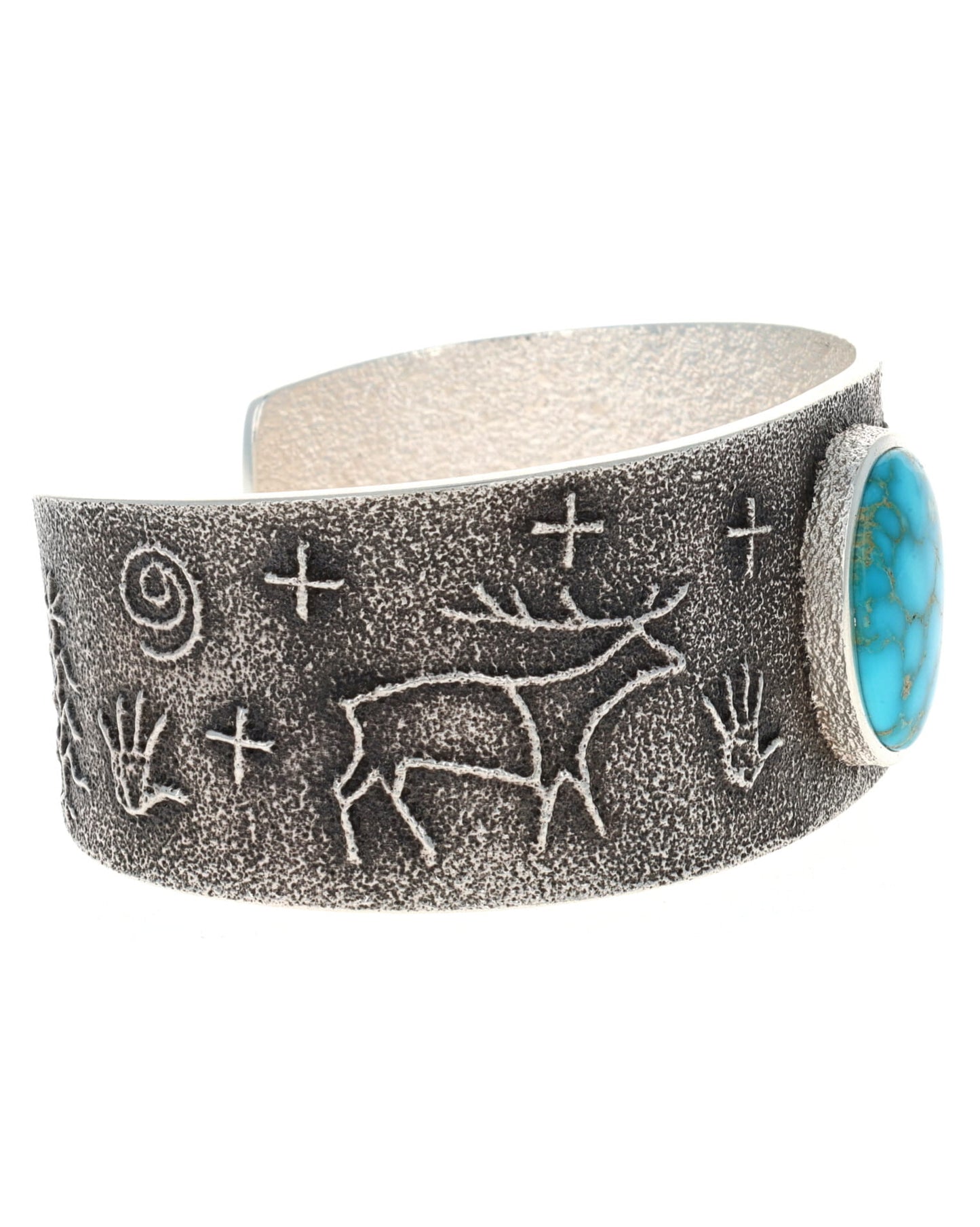 Natural Lone Mountain Turquoise Bracelet