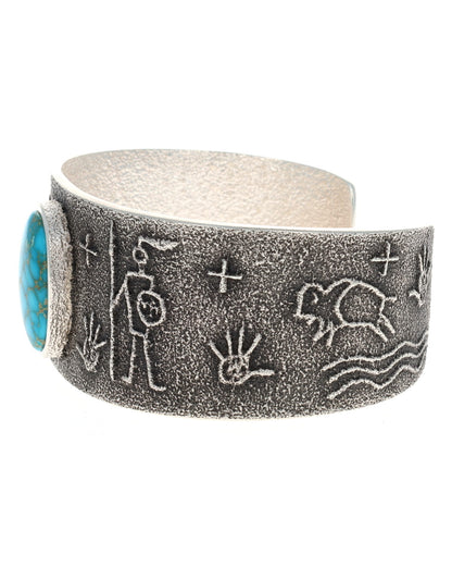 Natural Lone Mountain Turquoise Bracelet