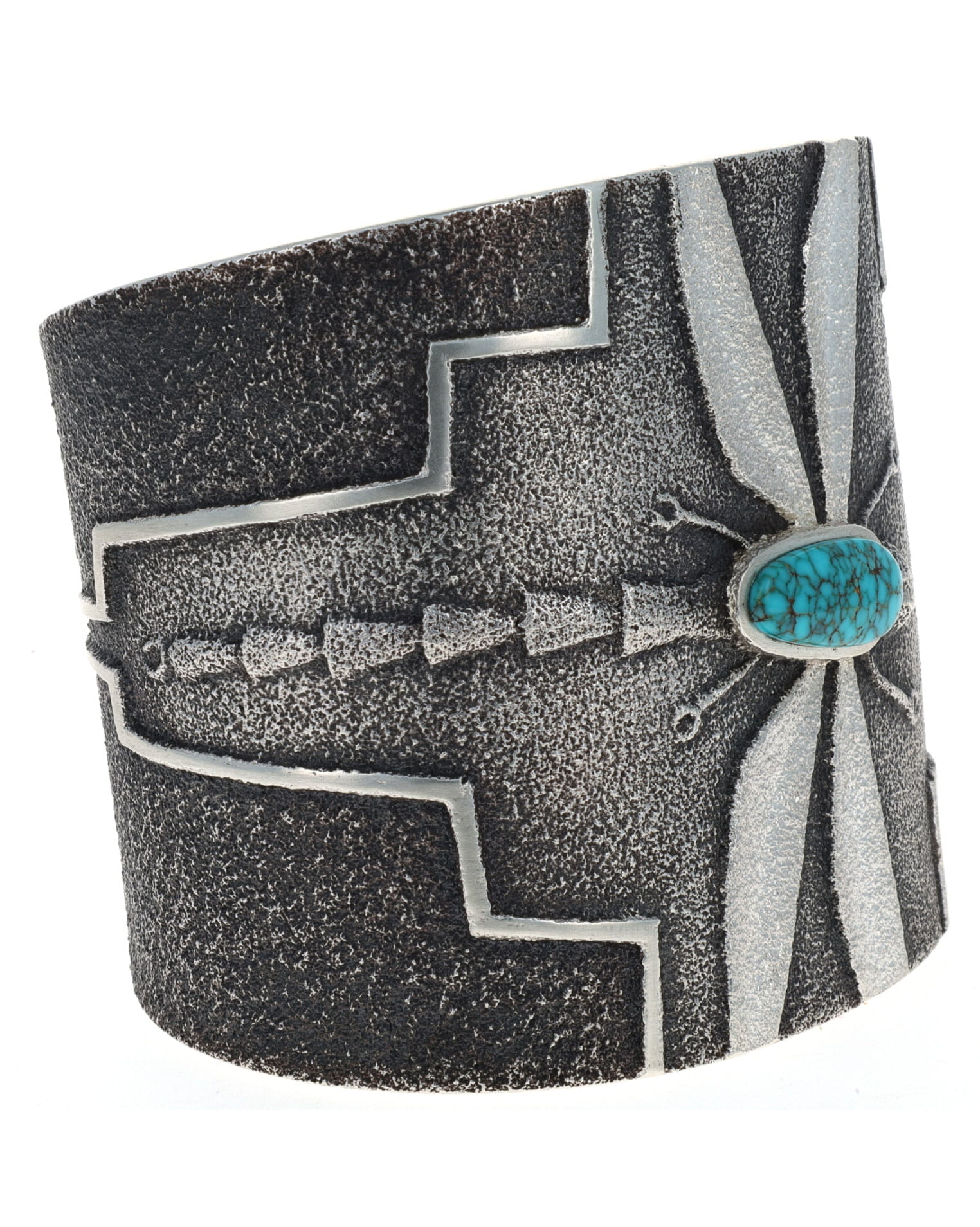 Dragonfly Bracelet With High Grade Natural Lone Mountain Turquoise