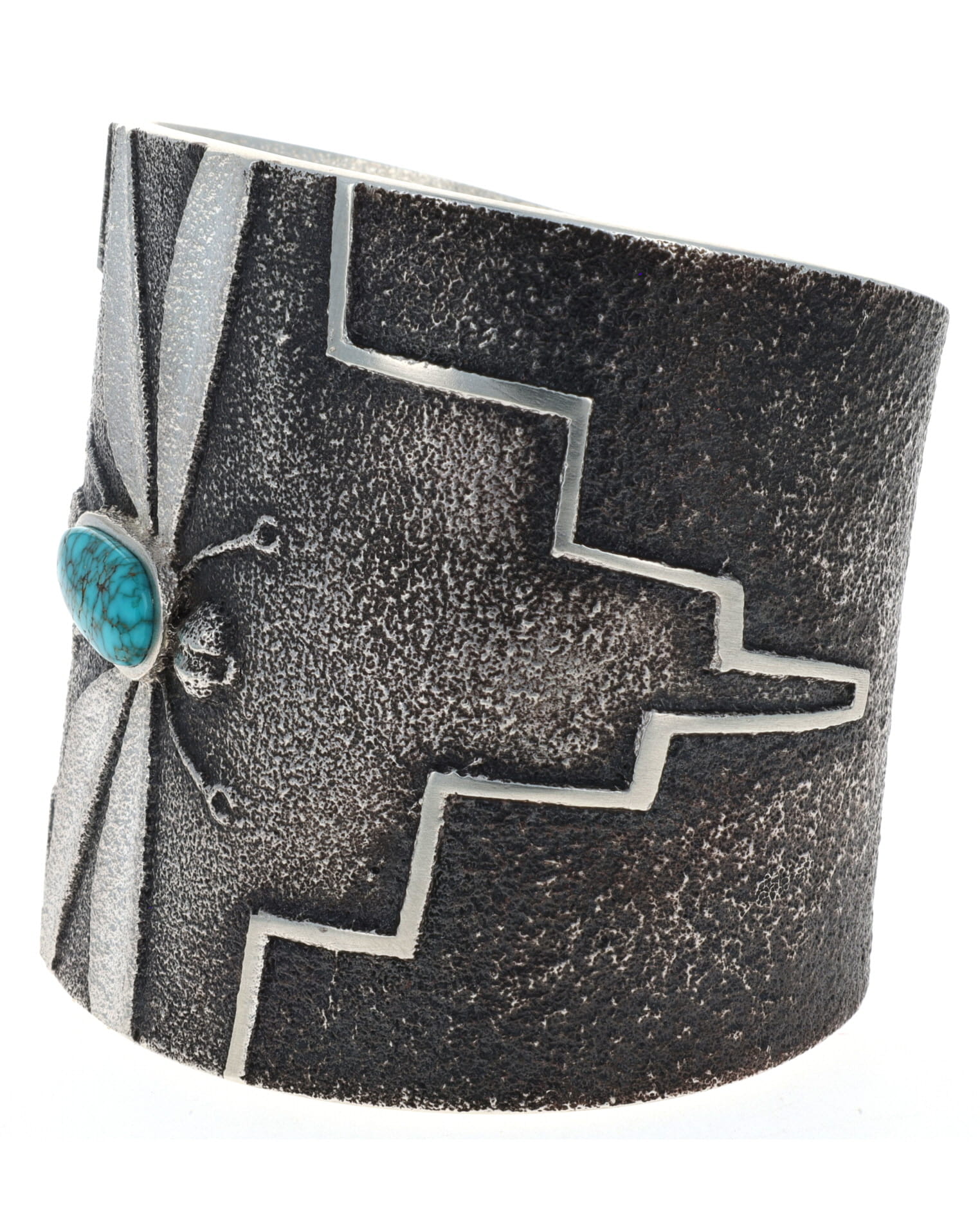 Dragonfly Bracelet With High Grade Natural Lone Mountain Turquoise