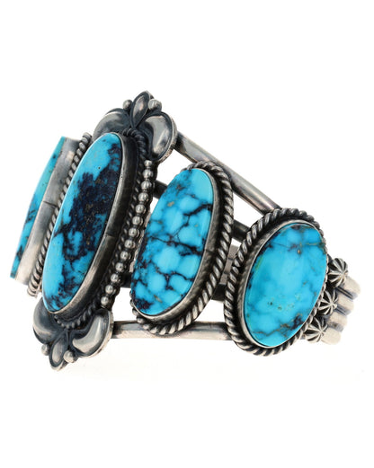 Natürliches Ithaca Peak Türkis 5-Stein-Reihenarmband