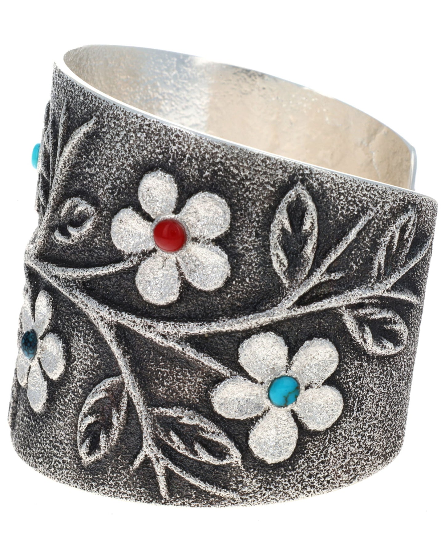 Multi-Color Wide Branch Seven Flower Bracelet