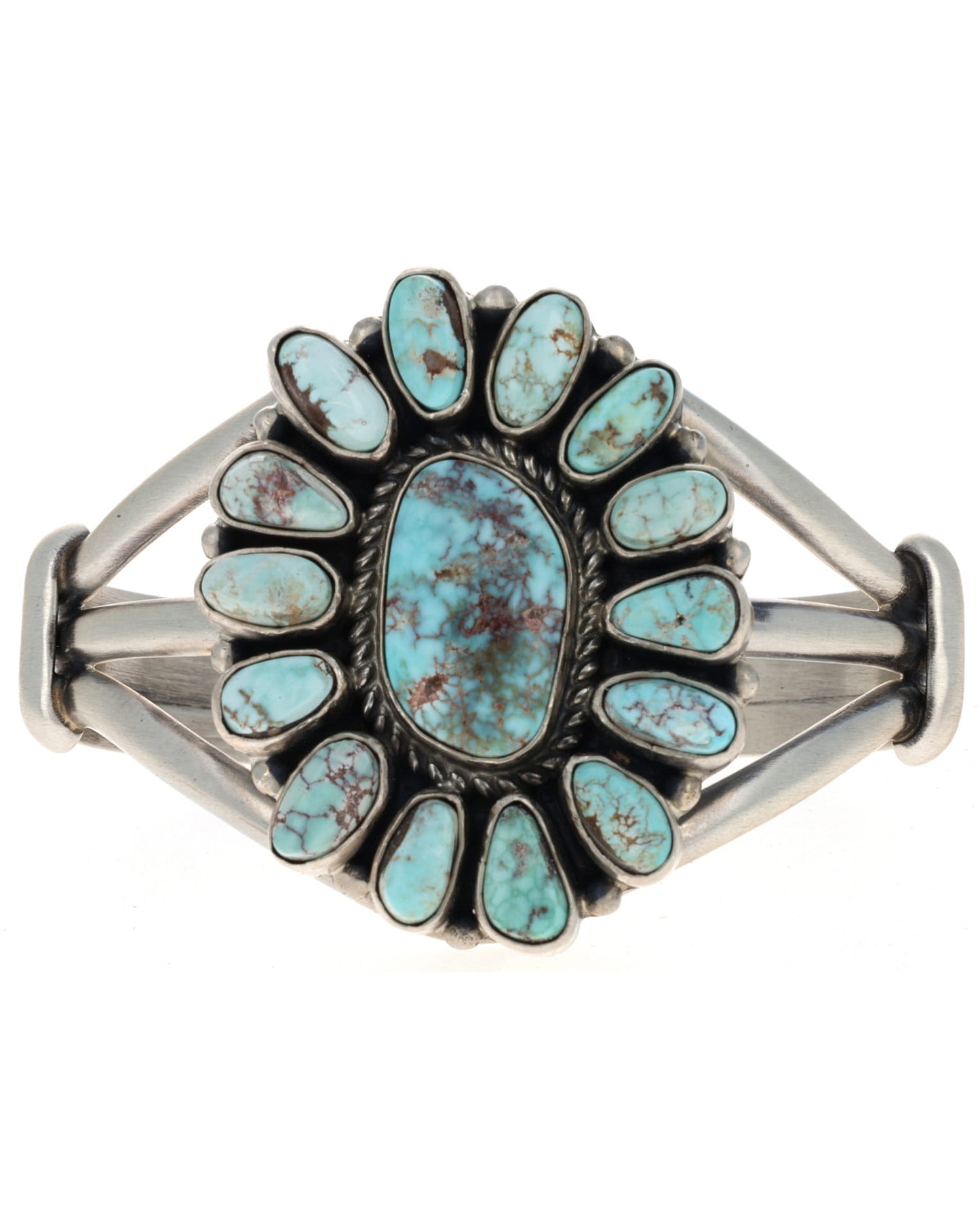 Natural Dry Creek Turquoise Cluster Bracelet