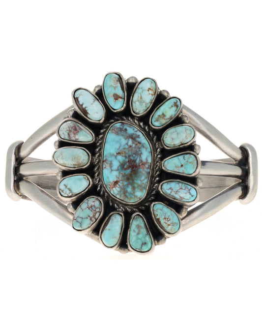 Natural Dry Creek Turquoise Cluster Bracelet