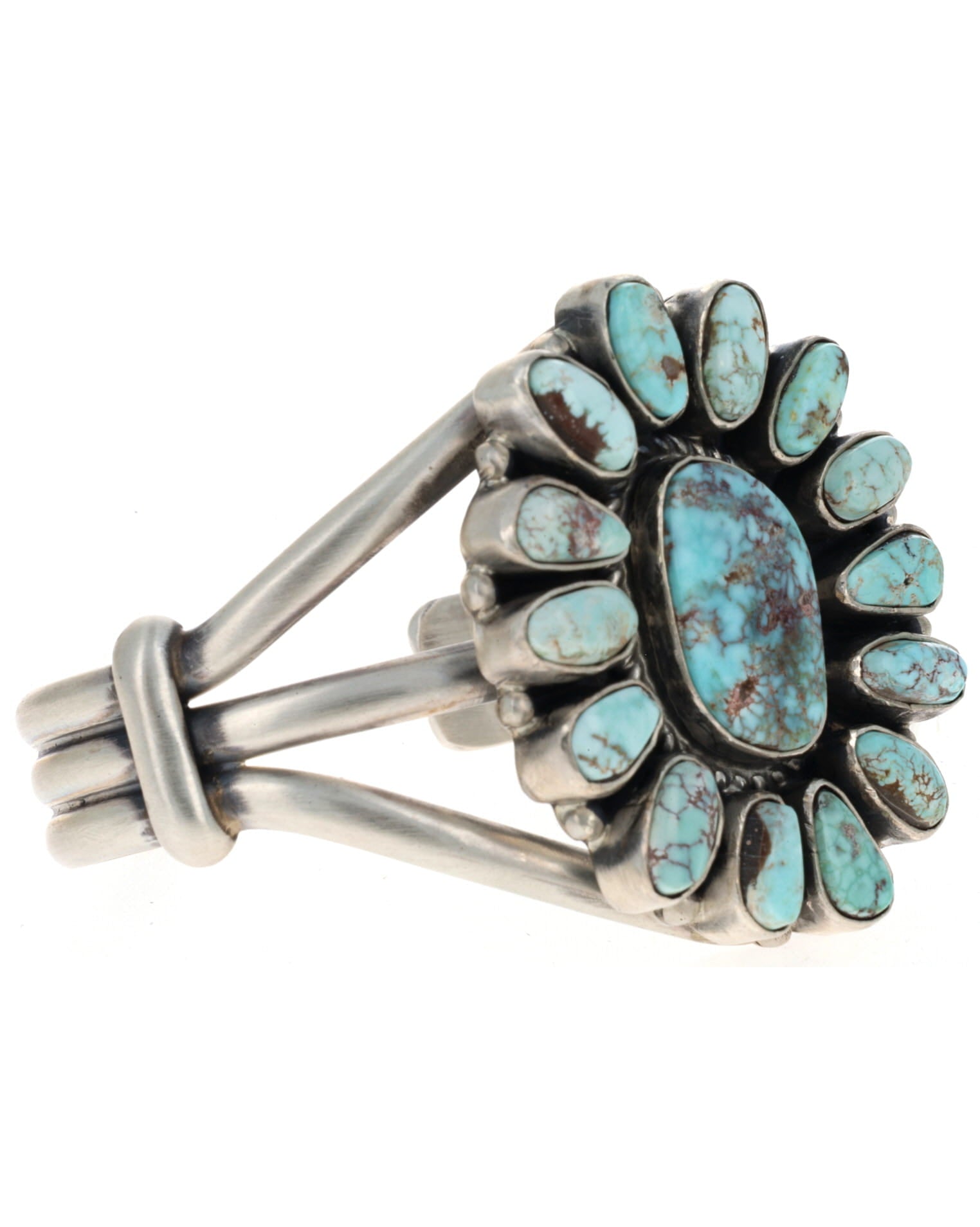 Natural Dry Creek Turquoise Cluster Bracelet