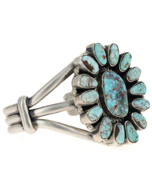 Natural Dry Creek Turquoise Cluster Bracelet