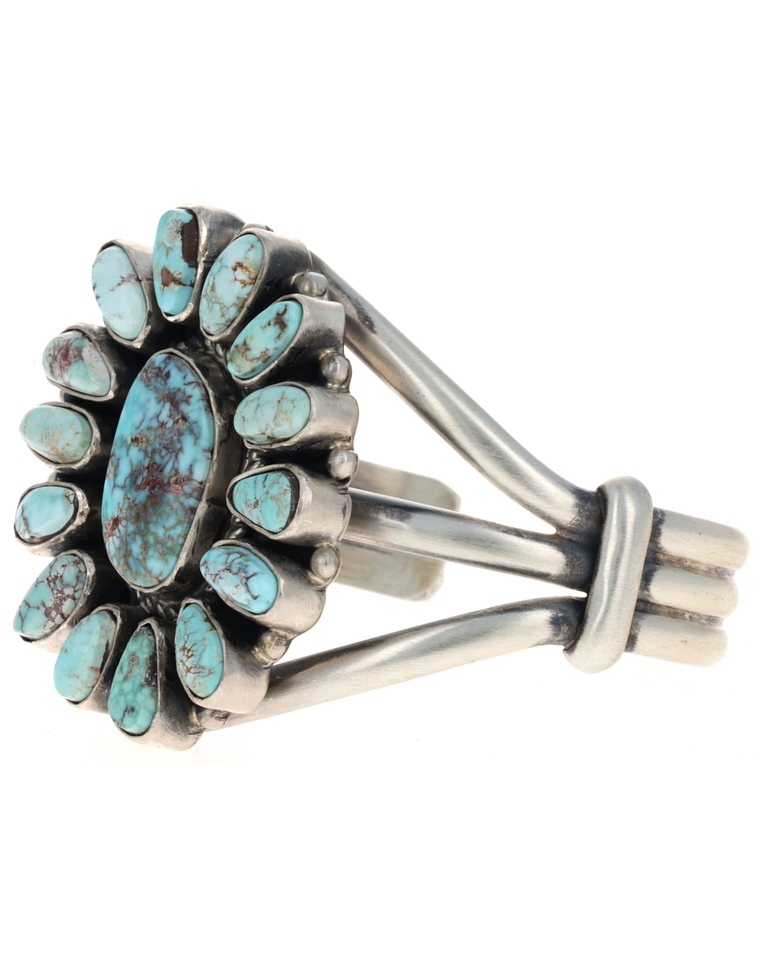 Natural Dry Creek Turquoise Cluster Bracelet