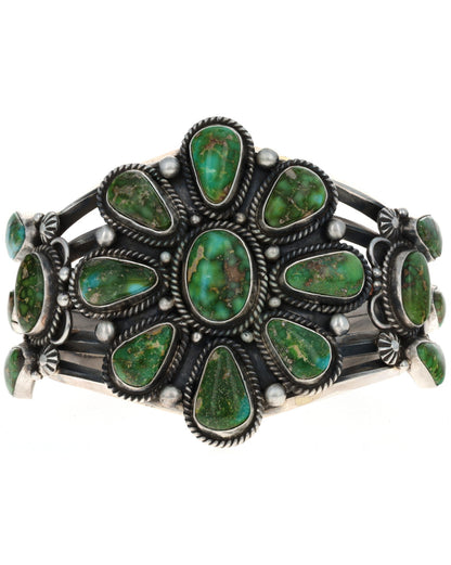 Sonoran Gold Turquoise Cluster Bracelet