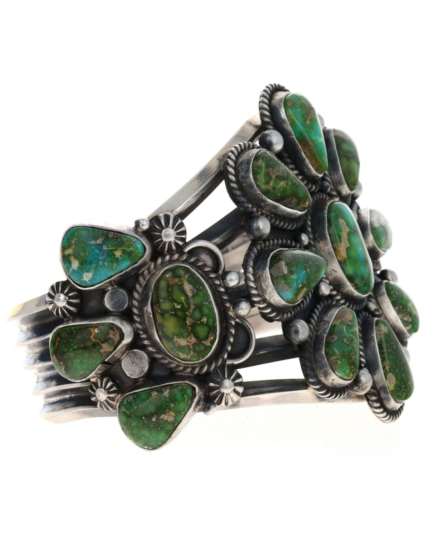 Sonoran Gold Turquoise Cluster Bracelet