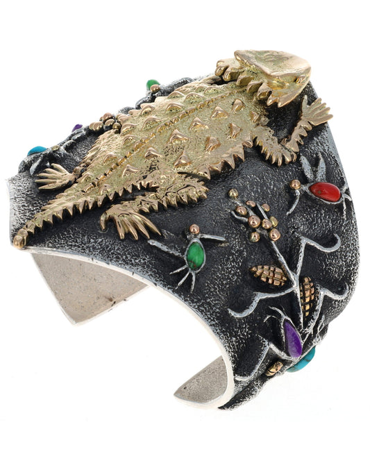 18K Gold Horny Toad Bracelet