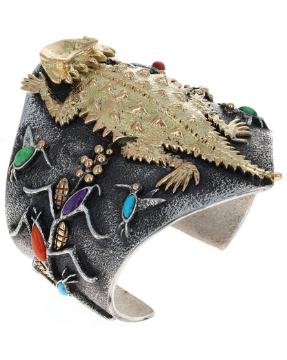 18K Gold Horny Toad Bracelet