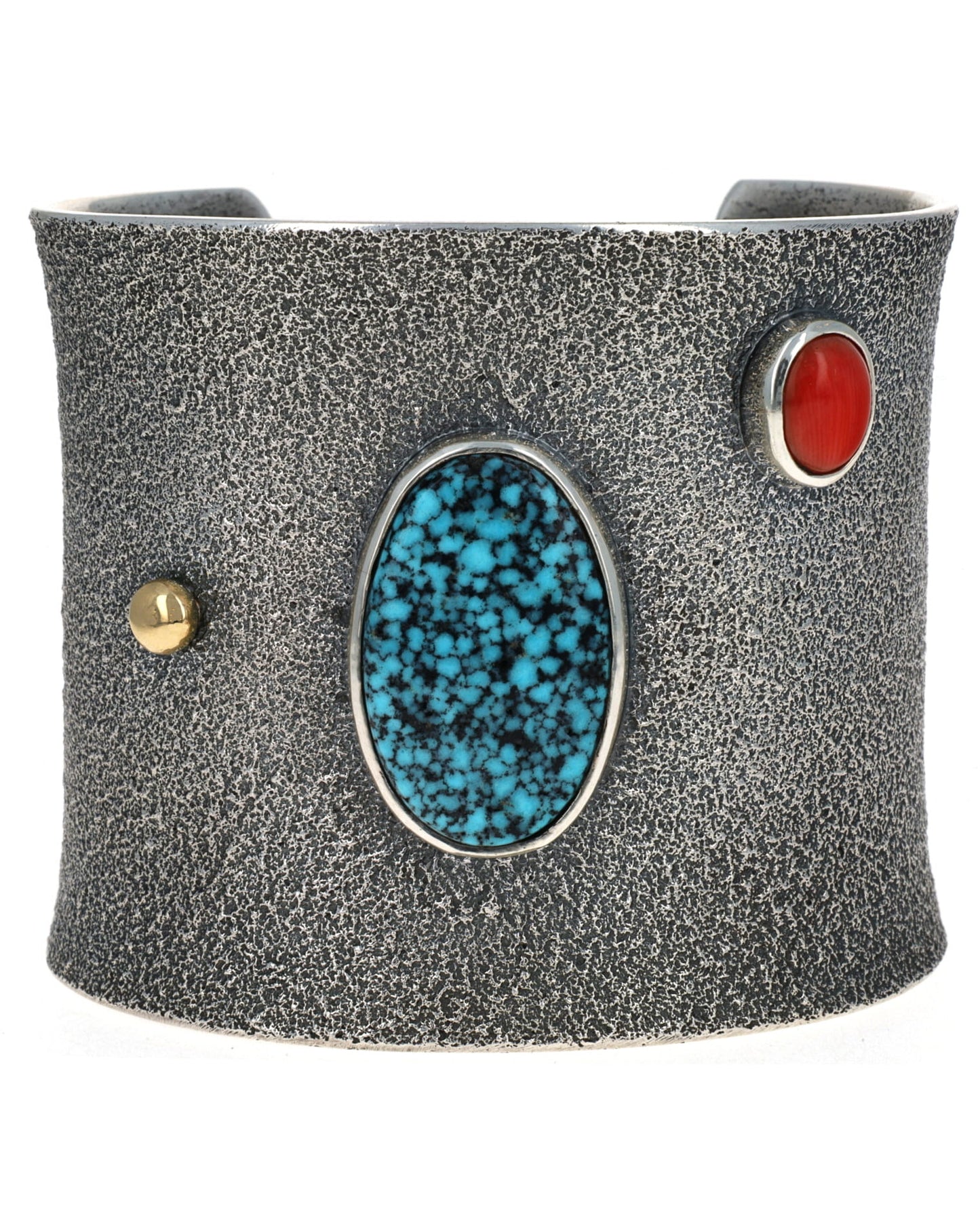 Natural Kingman Web Turquoise Bracelet