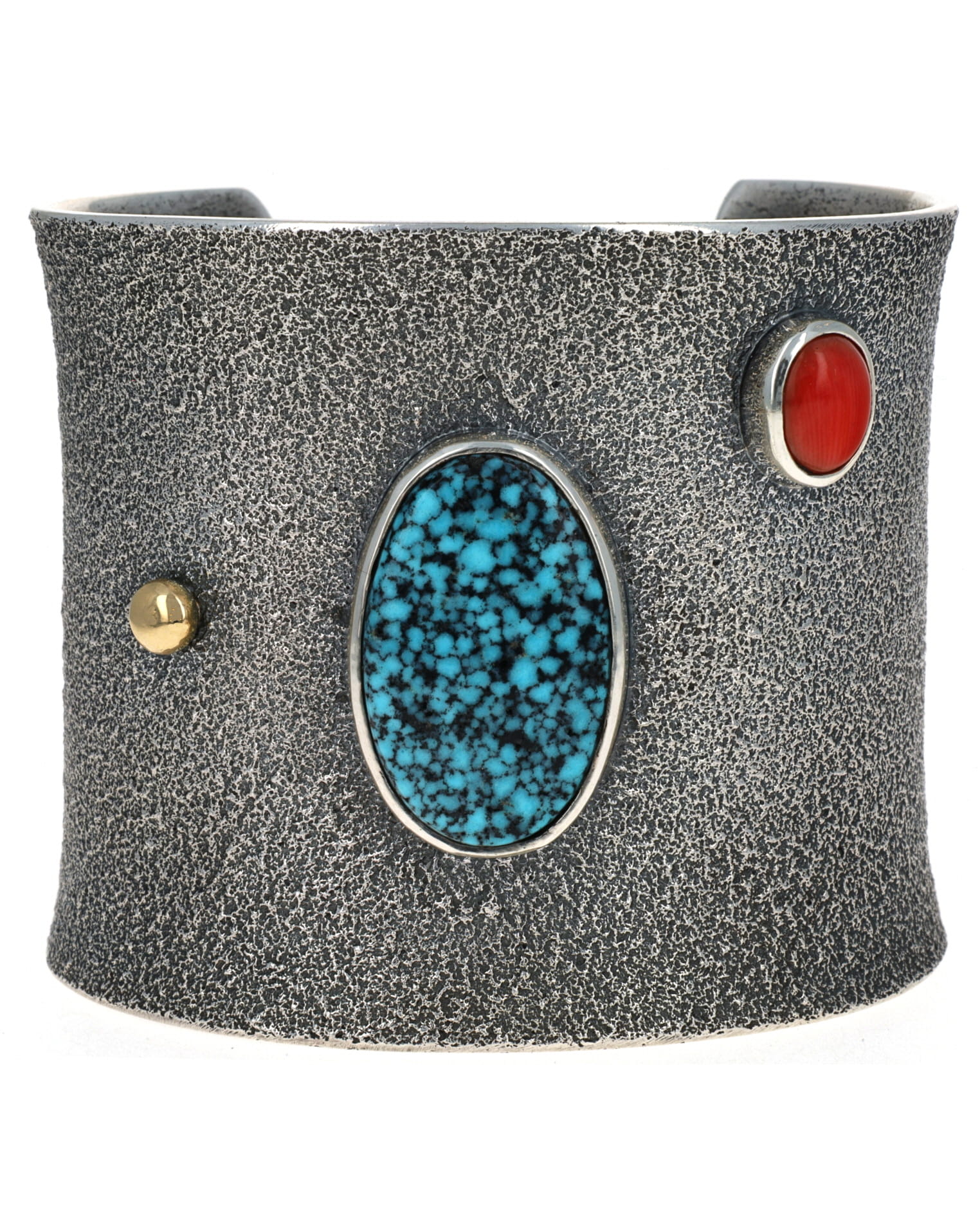 Natural Kingman Web Turquoise Bracelet