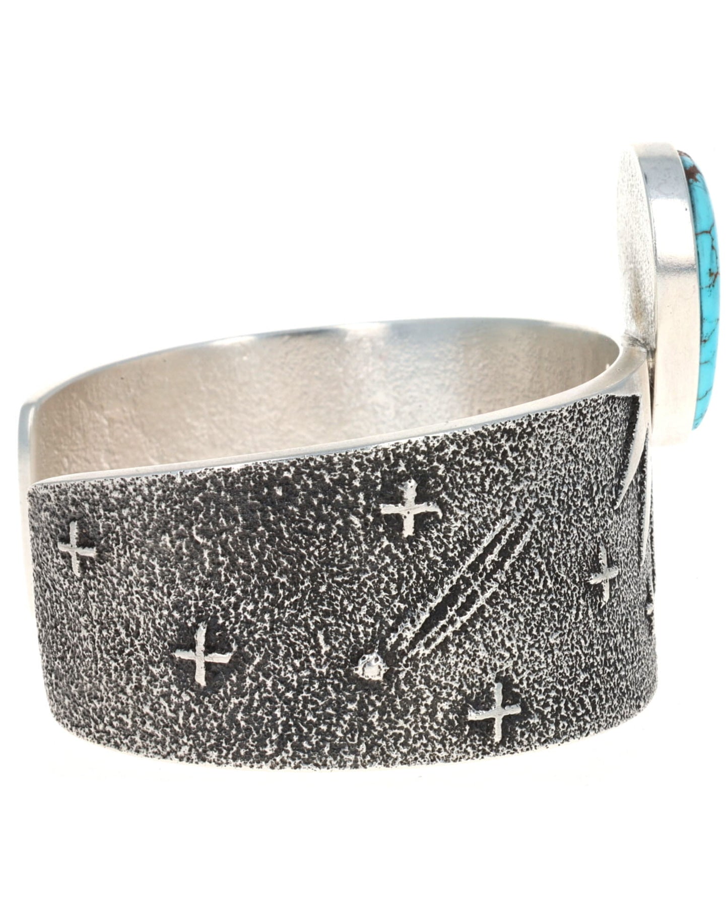 High Grade Natural #8 Red Web Turquoise Bracelet