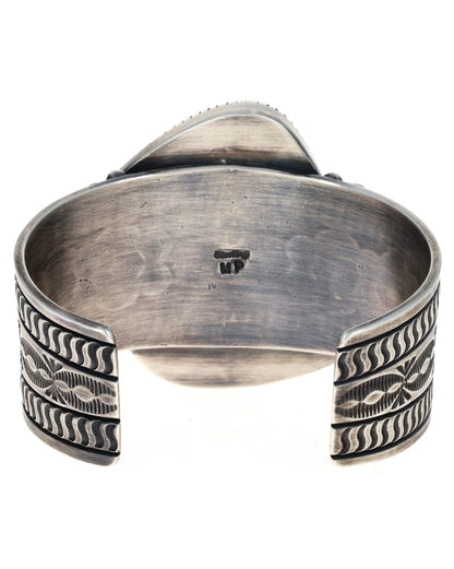 High Grade Natural Free-Form Birdseye Kingman Turquoise Bracelet