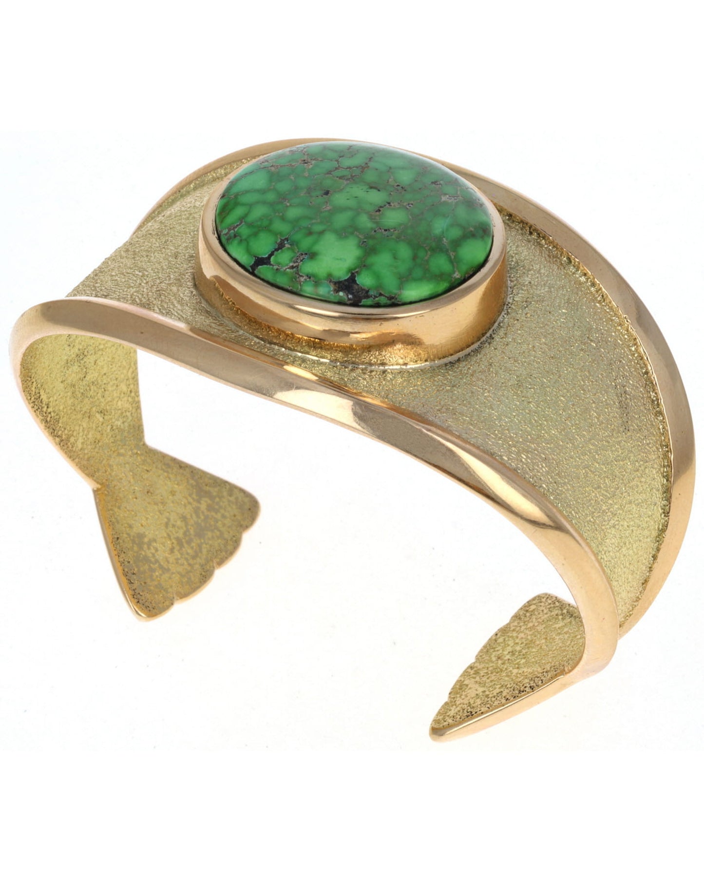 18K Gold Bracelet With High Grade Natural Carico Lake Turquoise