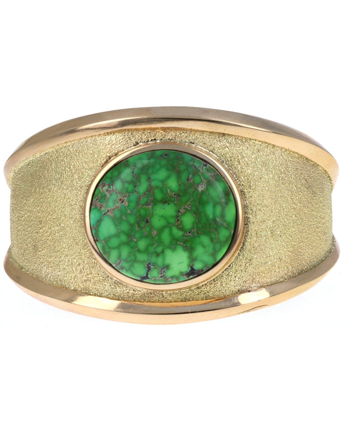 18K Gold Bracelet With High Grade Natural Carico Lake Turquoise