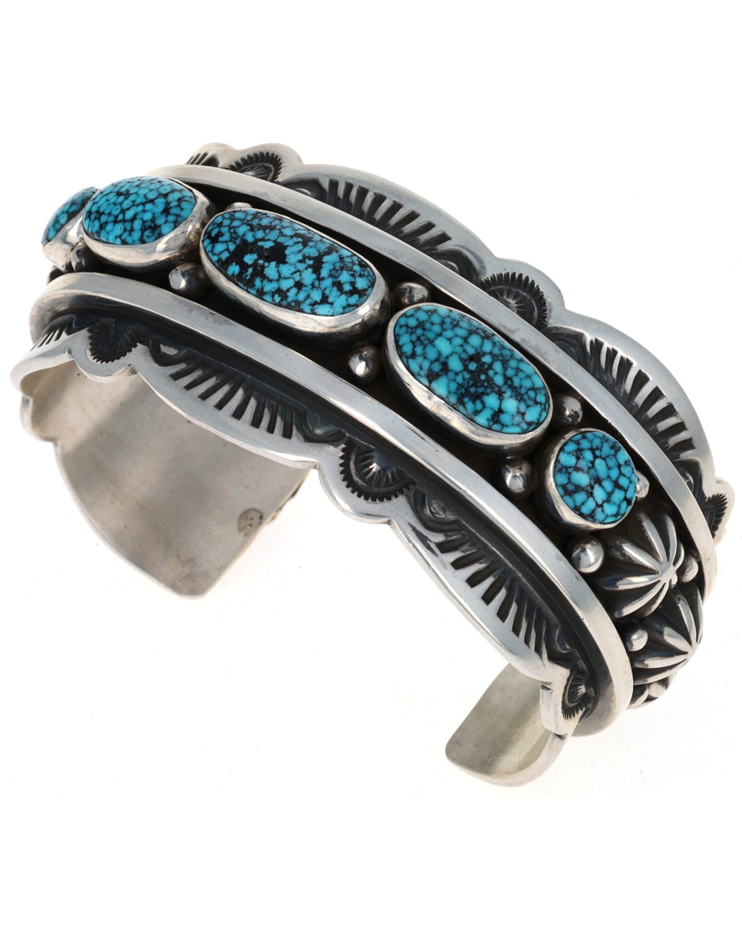 Natural #8 Turquoise Pendant - $595 - PE#1565 - SilverTQ