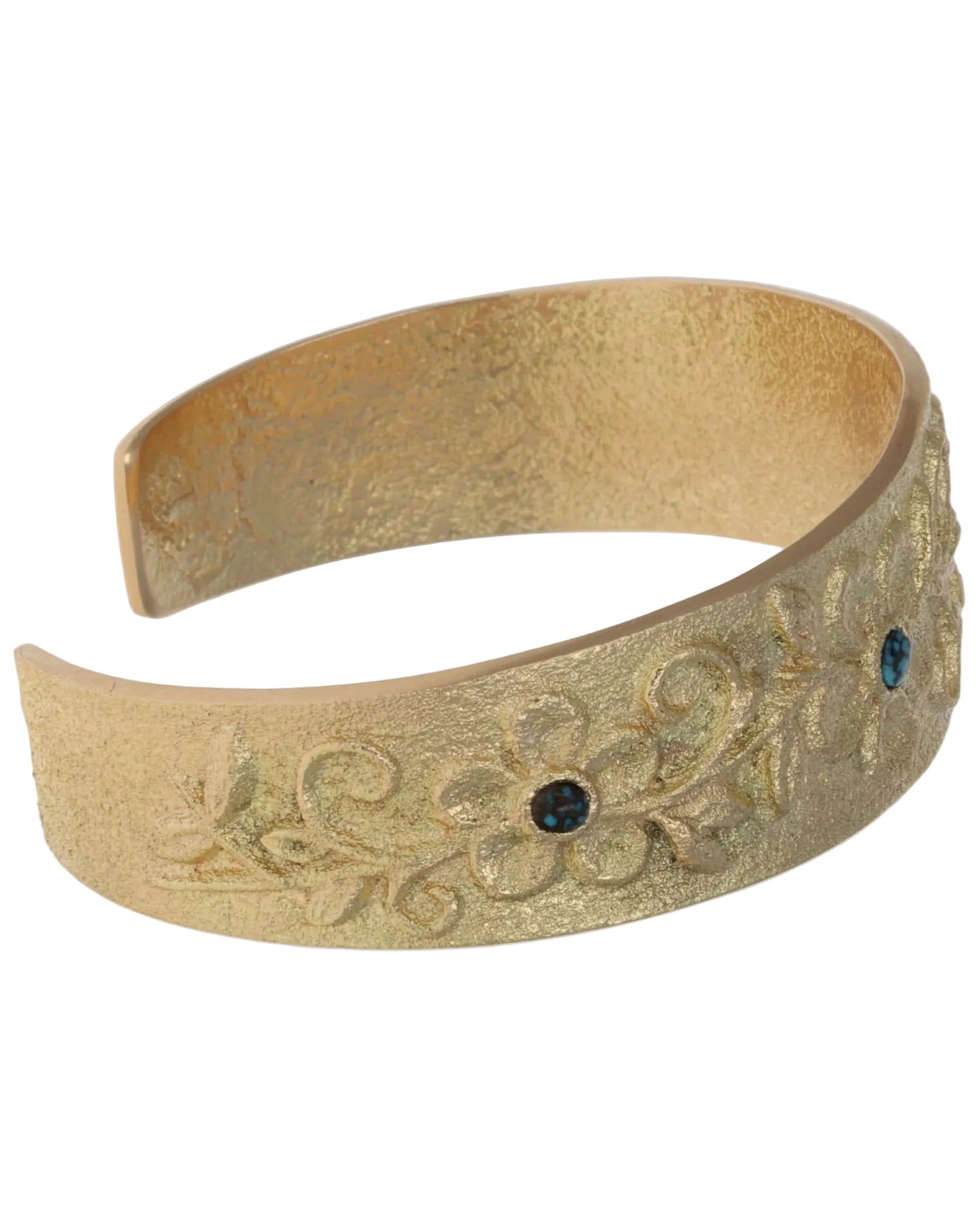 18K Gold Four Flower Row Bracelet