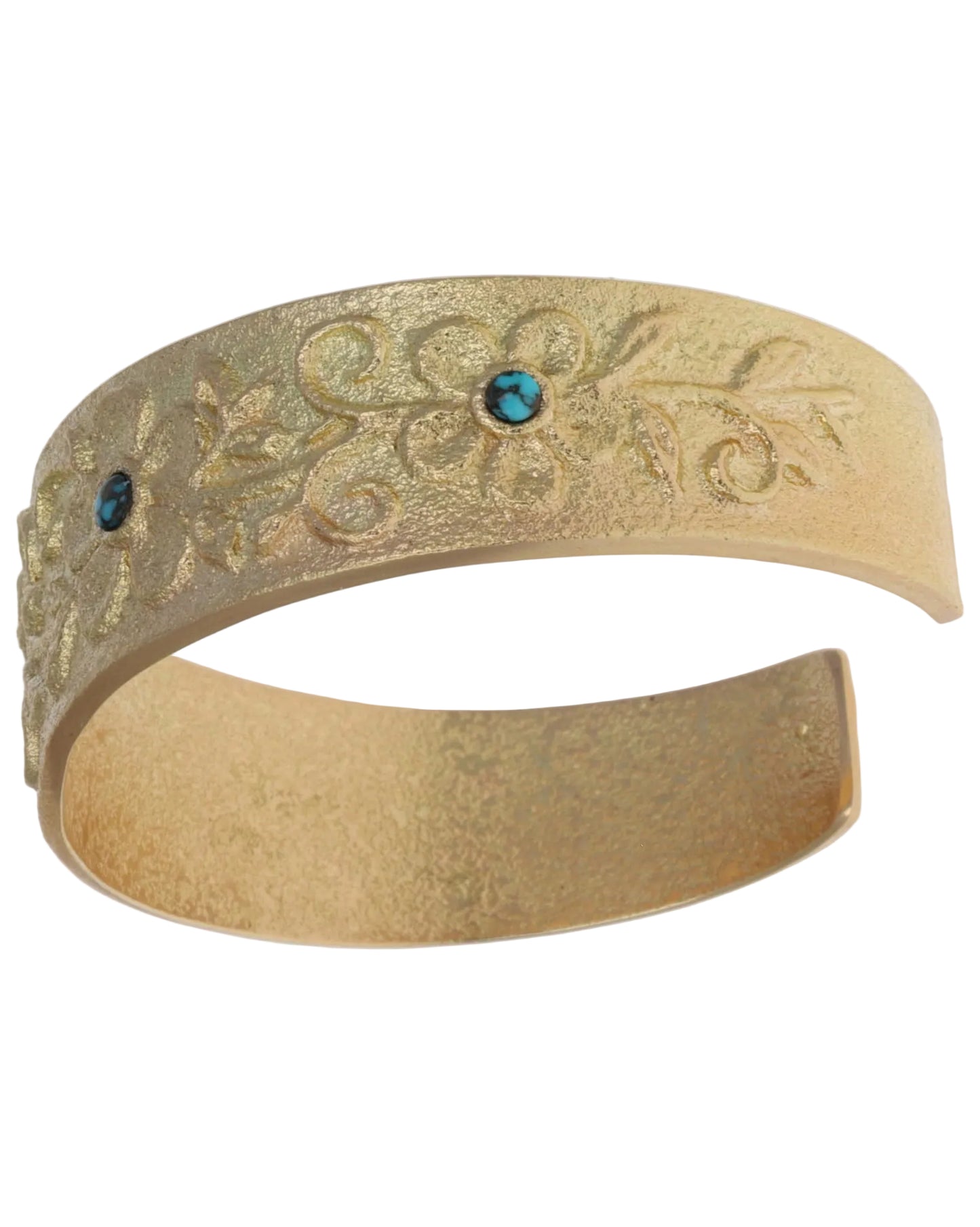 18K Gold Four Flower Row Bracelet