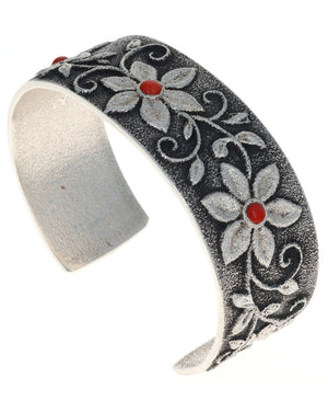 3-Flower Row Bracelet