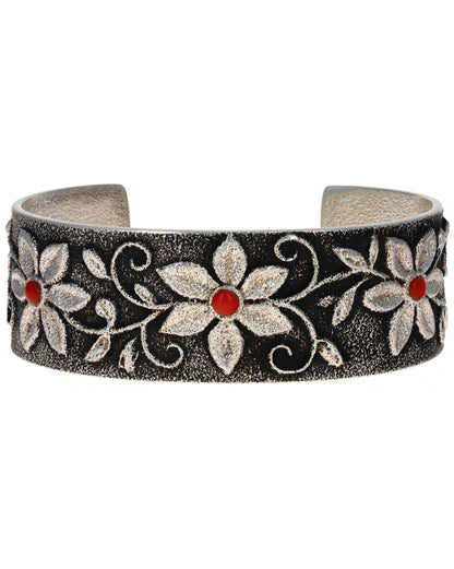 3-Flower Row Bracelet
