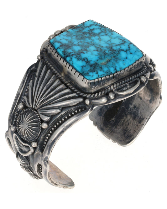 High Grade Natural Free-Form Kingman Turquoise Bracelet